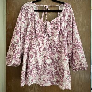 Brand New w/ tags 1X Harry Potter Baby Doll Long Sleeve Shirt